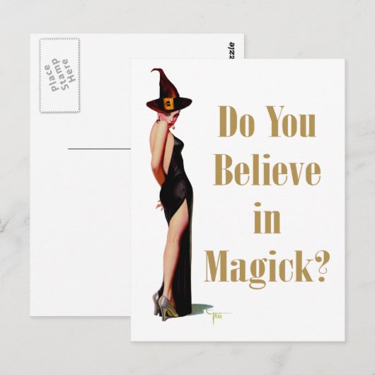 魔女 ポストカード (正面/裏面)