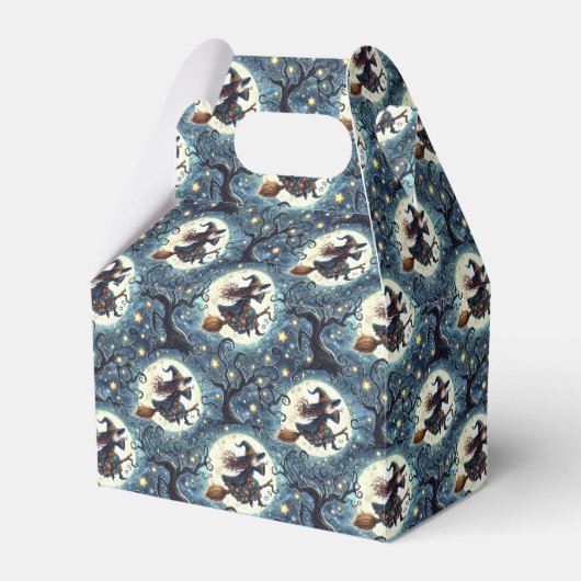 魔女、ムーン、ねじれた木 フェイバーボックス (正面サイド)