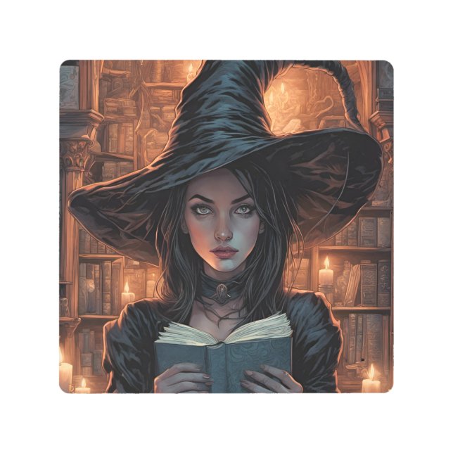 魔女 メタルプリント (正面)