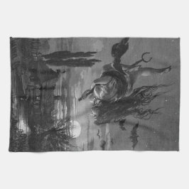 魔女:ロシアのロシアのキッチンタオル(絵のように美しい) キッチンタオル