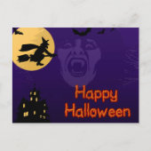 魔女、吸血鬼とお化け屋敷のポストカード ポストカード (正面)