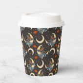 魔女、月、惑星 紙コップ (左)