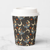 魔女、月、惑星 紙コップ (裏面)