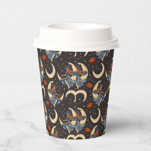 魔女、月、惑星 紙コップ (右)