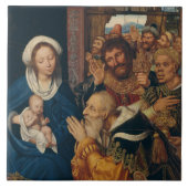 魔導師の崇拝絵画。 タイル (正面)