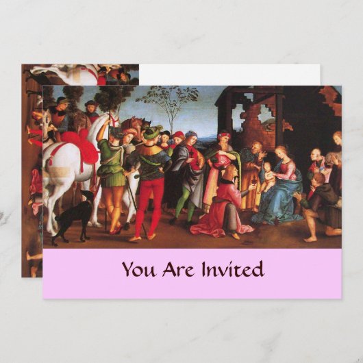 魔導師の崇拝 招待状 (正面/裏面)