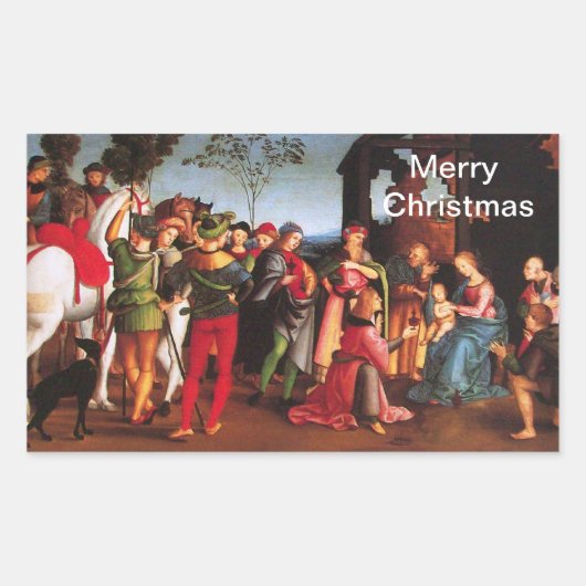 魔導師の崇拝 長方形シール (正面)