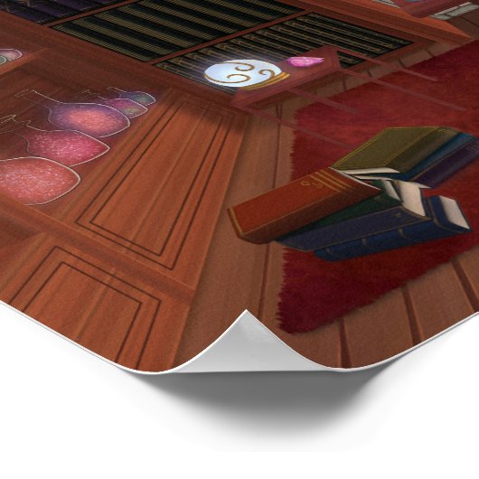 魔導師の聖域 – Enchanted Library ポスター (角)