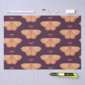 魔性の蛾のムーンパープルマジカル昆虫 薄葉紙 (クラフト)