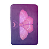 魔性の蛾の蝶の紫色の魔法の昆虫 バスマット (正面縦)