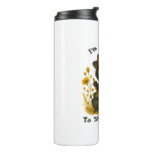 魔性の黒猫「今ポットを動かしに来た」 タンブラー (回転左)