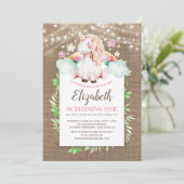 魔法および素朴なユニコーンの誕生日| 招待状 (スタンド正面)