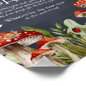 魔法お洒落のキノコはベビー ポスター (角)