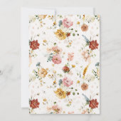 魔法お洒落のフローラ妖精2nd誕生日パーティー 招待状 (裏面)