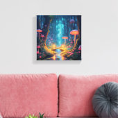 魔法お洒落の森 キャンバスプリント (インサイチュ (リビング))