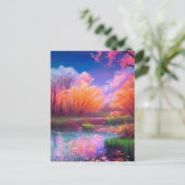 魔法お洒落の沼の色 ポストカード (スタンド正面)