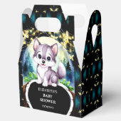 魔法お洒落の狼の赤ちゃんシャワー フェイバーボックス (オープン)