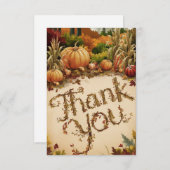 魔法お洒落の秋秋 サンキューカード (正面/裏面)