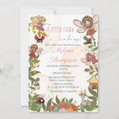 魔法お洒落の魔法の森の妖精&レディーバグ 招待状 (正面)