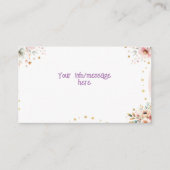 魔法お洒落パステルユニコーン子供の誕生日 エンクロージャーカード (正面)