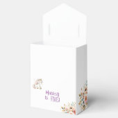 魔法お洒落パステルユニコーン子供の誕生日 フェイバーボックス (オープン)