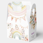 魔法お洒落パステルユニコーン子供の誕生日 フェイバーボックス (オープン)