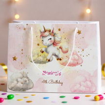 魔法お洒落パステルユニコーン子供の誕生日