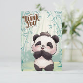 魔法お洒落パンダ サンキューカード (スタンド正面)