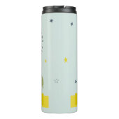 魔法お洒落ユニコーンピンクアクアプリンセスキッズ タンブラー (裏面)