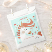 魔法お洒落ユニコーン子供の誕生日 フェイバーバッグ (クリップ留めされた状態)