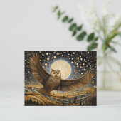 魔法お洒落的な空の中のバーンドウル ポストカード (スタンド正面)