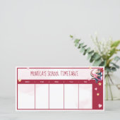 魔法お洒落tレックスバレリーナ学校の時刻表 (スタンド正面)