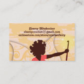 魔法かぎ針のフック·フェアリーヤーンのカスタム色 名刺 (裏面)