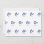 魔法かわいいユニコーン子供の誕生日 招待状 (裏面)