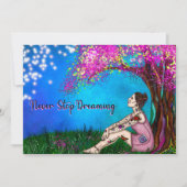 魔法かわいらしの木の下の入れ墨をした少女 (正面)