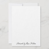 魔法かわいらしの木の下の入れ墨をした少女 (裏面)