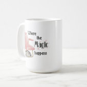 魔法がマグスタイリストの起こるところ コーヒーマグカップ (正面左)