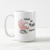 魔法がマグスタイリストの起こるところ コーヒーマグカップ (左)