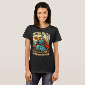 魔法が切れたが弾丸はまだある ウィザードファンタジー Tシャツ (正面フル)