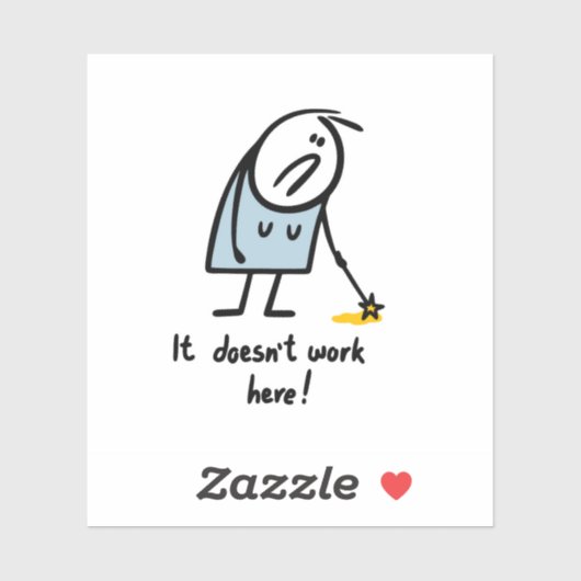 魔法が動作しない シール (シート)