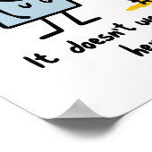 魔法が動作しない ポスター (角)