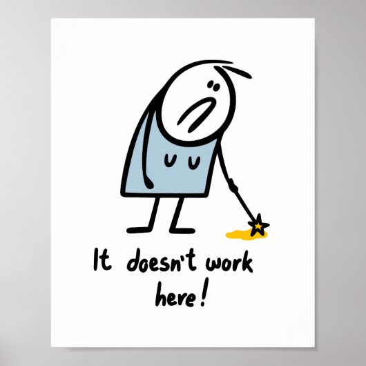 魔法が動作しない ポスター (正面)