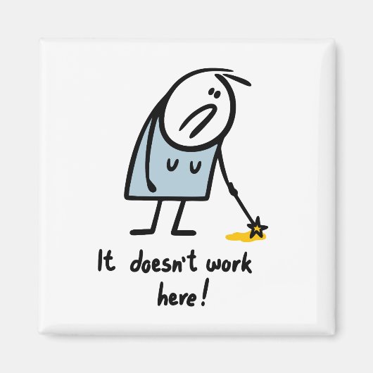 魔法が動作しない マグネット (正面)