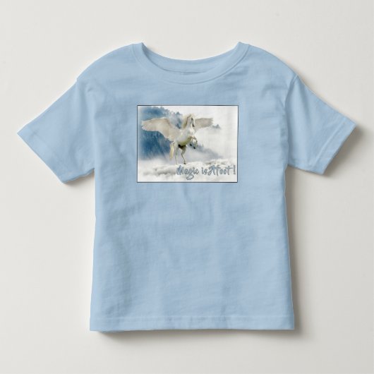 魔法が始まるユニコーン トドラーTシャツ (正面)