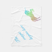 魔法が始まる フリースブランケット (正面)