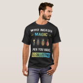 魔法が必要 昆虫採集 昆虫 昆虫 虫 Tシャツ (正面フル)