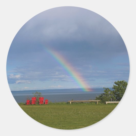 魔法が海に注ぎ込む ラウンドシール (正面)