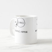 魔法が起こるダッドジョーク コーヒーマグカップ (正面左)