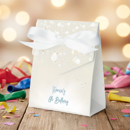 魔法きらめくお洒落ユニコーン子供の誕生日 フェイバーボックス