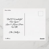 魔法きらめくのクリスマスの願い 箔シーズンポストカード (裏面)